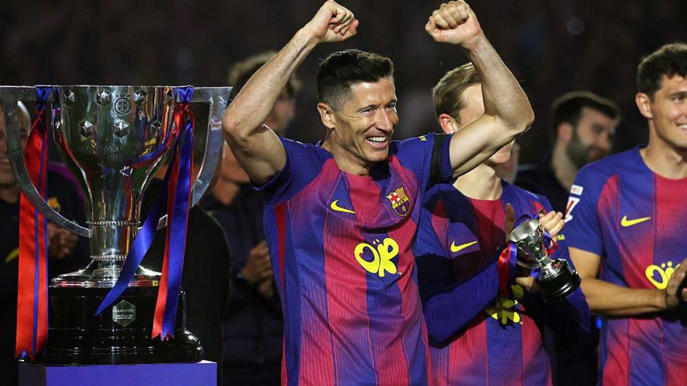 Robert Lewandowski jätti jäähyväiset rakkaalle FC Barcelonan stadionille